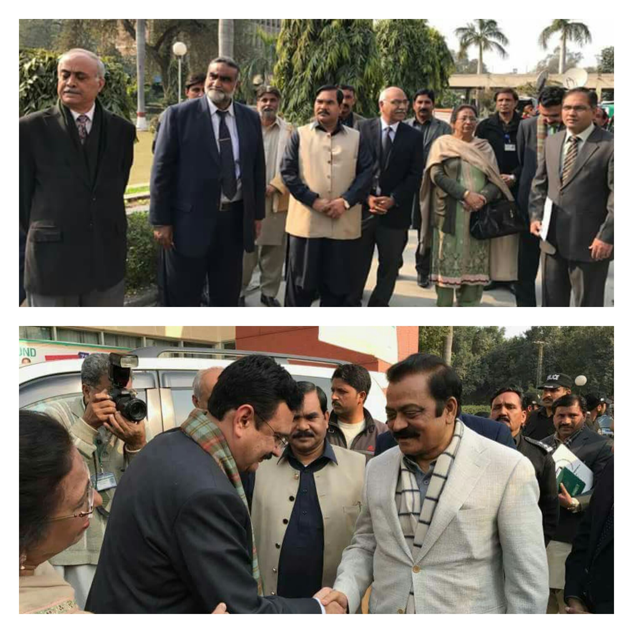Rana Sanaullah وزیر قانون پنجاب تصویر میں