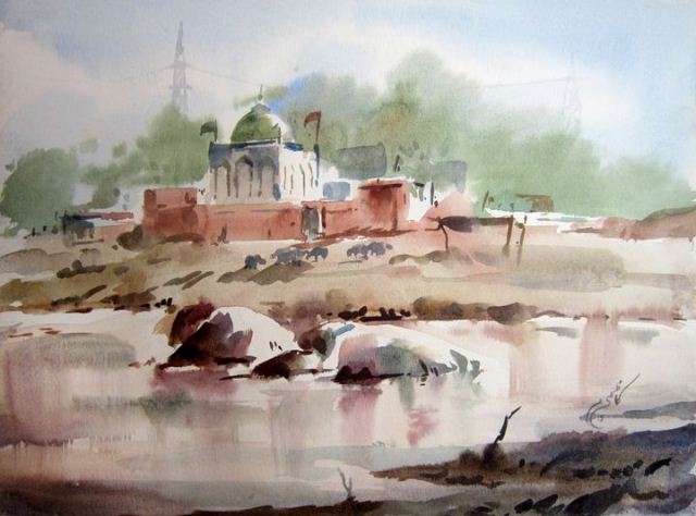 Lahore River Ravi پطرس بخاری نے کہا