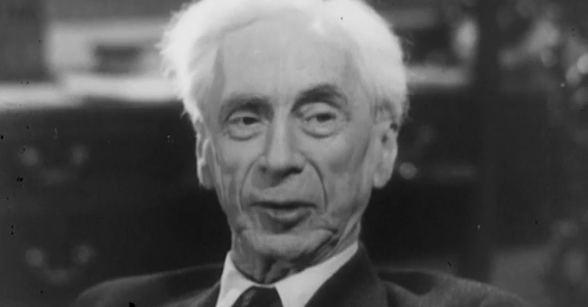 Bertrand Russel برٹرینڈر رسل کے ایک مکالمے سے ماخوذ