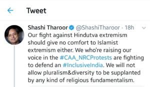Shashi Throor tweet